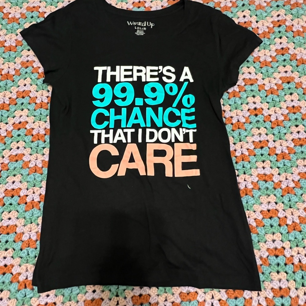 Black Graphic Kids T-Shirt